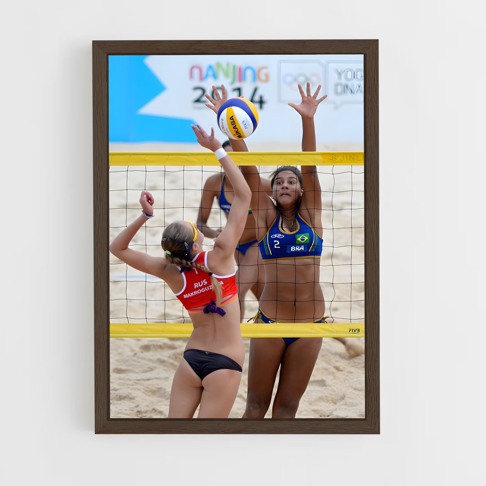 Poster Beach Volley Vibes – affiche Beach-volley (vue 5)
